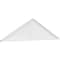 Ekena Millwork Peaked Cap Sunburst Architectural Grade PVC Pediment, 82"W x 21-1/2"H x 2"P (Pitch 6/12) PEDPS082X215PKC01 - alternate 1